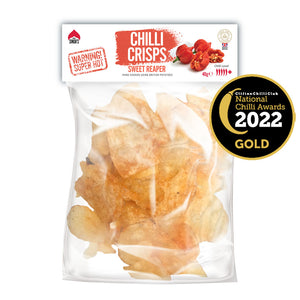 
            
                Load image into Gallery viewer, Sweet Reaper 2.5x Ultra Hot Crisps | 40g bag
            
        