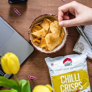 
            
                Load image into Gallery viewer, Mr Singh&amp;#39;s chilli cheese and onion crisps
            
        